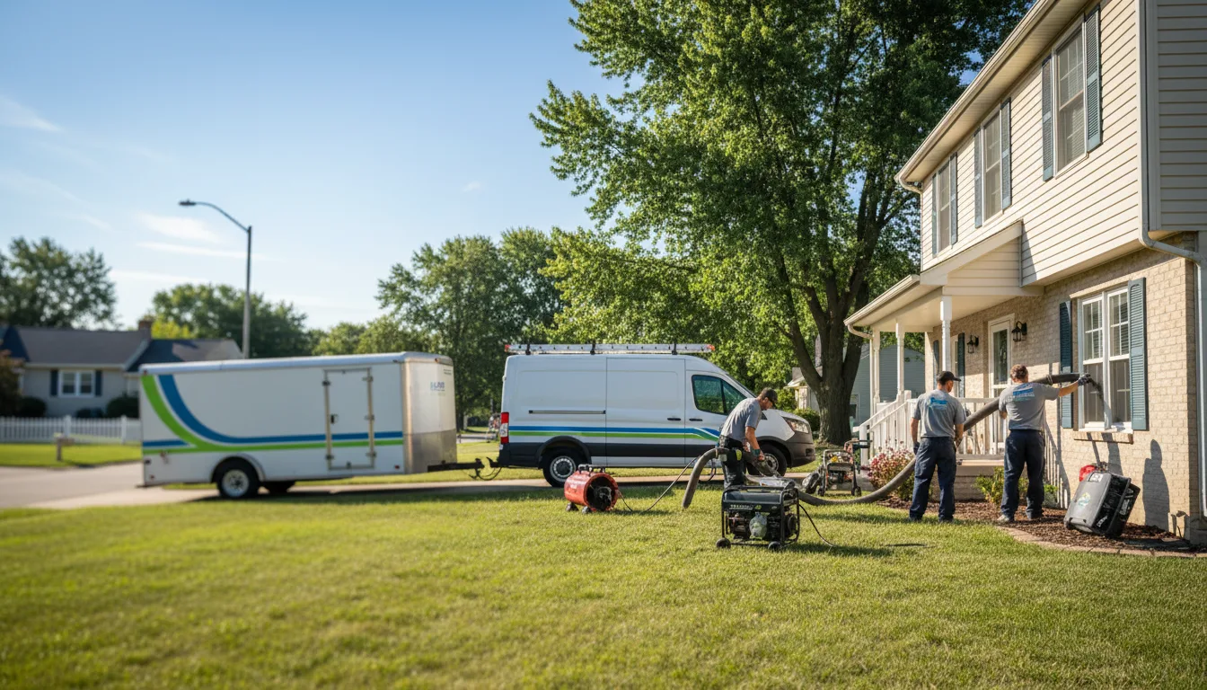 Flooded Basement Restoration And Cleanup With Repair in Wilmot, WI near me